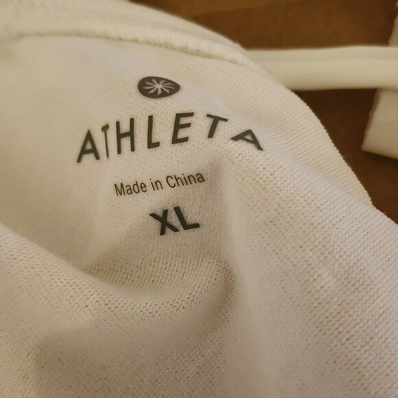 Athleta Strappy White Tankini Swim Top XL NWT - Picture 10 of 13